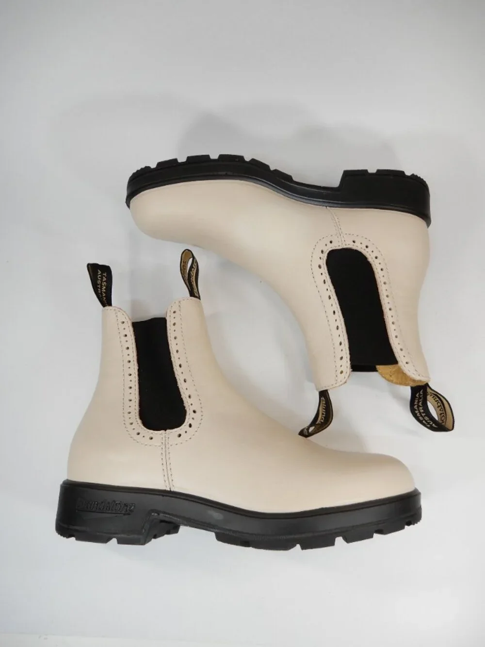 Blundstone Originals #2156 Women's High Top Boots US Size 7 Pearl Leather NEW - Picture 11 of 16